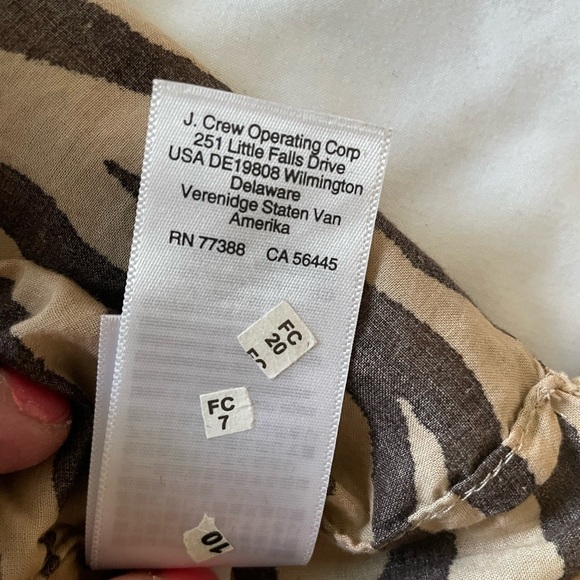 J. Crew Swingy Organic Cotton-voile Beach Dress Zebra Stripe Sleeveless Pullover - Picture 14 of 15